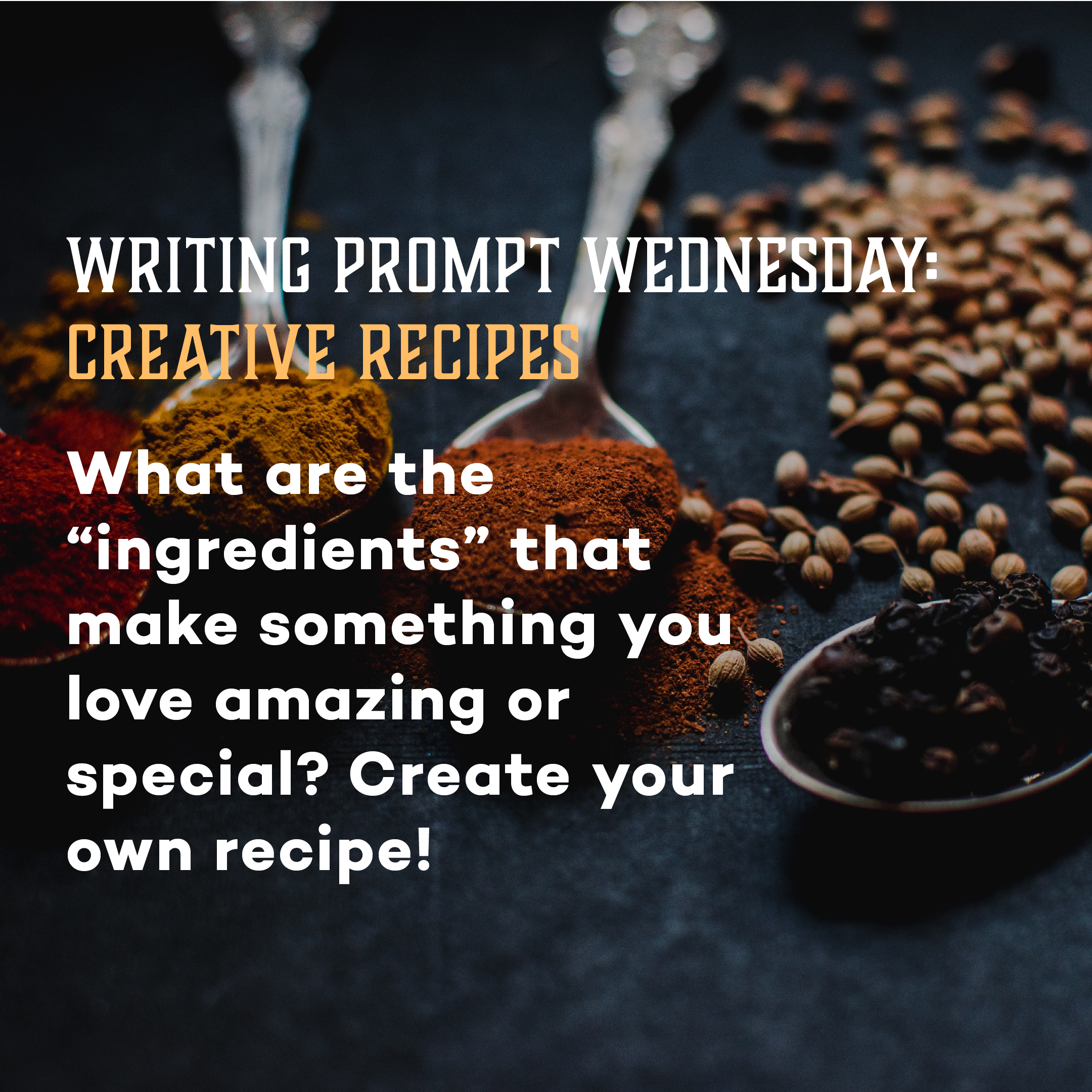 Writing Prompt Wednesday: Creative Recipes